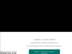 Sites similar to stpeterspoolesville.org