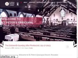 Sites similar to stpetersrosedale.org