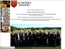 Sites similar to stpeterssingers.org.uk