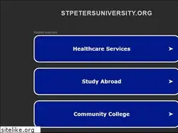 Sites similar to stpetersuniversity.org