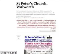 Sites similar to stpeterswalworth.org