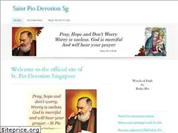 Sites similar to stpiodevotionsg.com