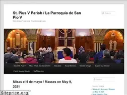 Sites similar to stpiusvparish.org