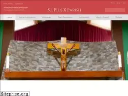 Sites similar to stpiusxparish.org