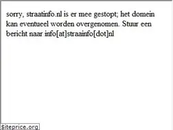 Sites similar to straatinfo.nl
