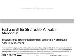 Sites similar to strafrecht-anwalt-mannheim.de