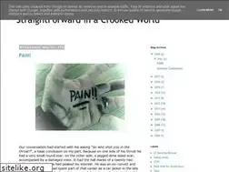 Sites similar to straightforwardinacrookedworld.blogspot.com