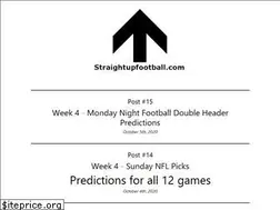 Sites similar to straightupfootball.com