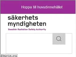 Sites similar to stralsakerhetsmyndigheten.se