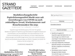Sites similar to strandgazettede.com