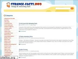 Sites similar to strange-facts.info