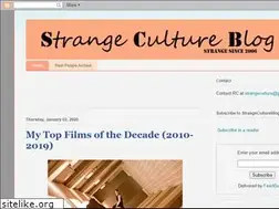 Sites similar to strangecultureblog.com