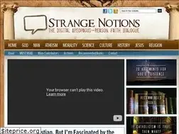 Sites similar to strangenotions.com