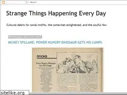 Sites similar to strangethingshappeningeveryday.com