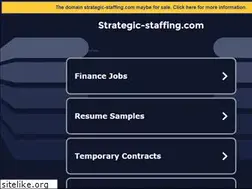 Sites similar to strategic-staffing.com