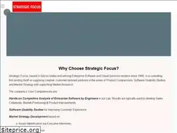 Sites similar to strategicfocus.com