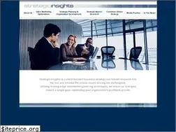 Sites similar to strategicinsights.com