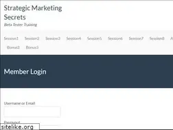Sites similar to strategicmarketingsecrets.com