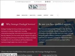 Sites similar to strategicparalegalservices.com
