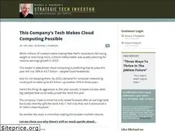 Sites similar to strategictechinvestor.com