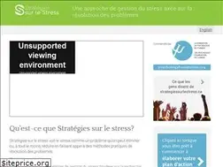 Sites similar to strategiessurlestress.ca