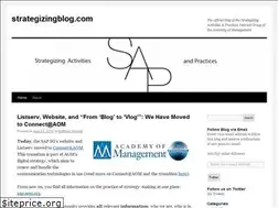 Sites similar to strategizingblog.com