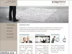 Sites similar to strategy-first.de