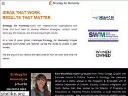 Sites similar to strategyforhumanity.org