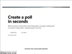 Sites similar to strawpoll.com