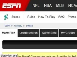Sites similar to streak.espn.com