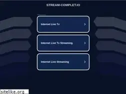 Sites similar to stream-complet.io