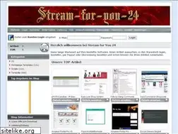 Sites similar to stream-for-you-24.de