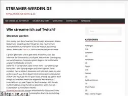 Sites similar to streamer-werden.de