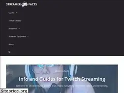 Sites similar to streamerfacts.com