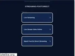 Sites similar to streaming-foot.direct