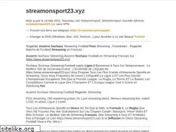 Sites similar to streamonsport.info