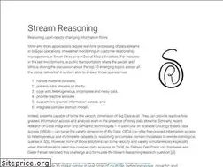 Sites similar to streamreasoning.github.io