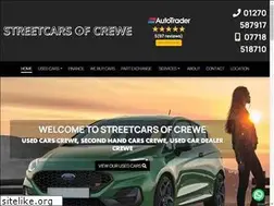 Sites similar to streetcars-crewe.co.uk