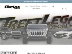 Sites similar to streetlegaldecals.com