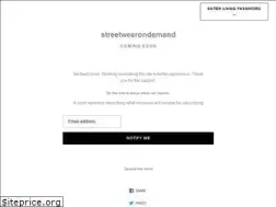 Sites similar to streetwearondemand.com