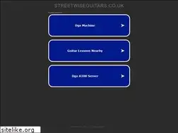 Sites similar to streetwiseguitars.co.uk