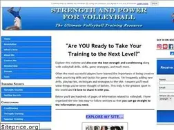 Sites similar to strength-and-power-for-volleyball.com