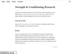 Sites similar to strengthandconditioningresearch.com