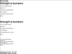 Sites similar to strengthandnumbers.org