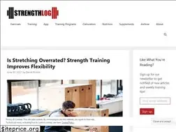 Sites similar to strengthlog.com