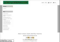 Sites similar to strictlyminerals.com