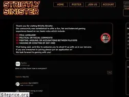 Sites similar to strictlysinister.net