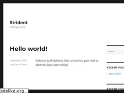 Sites similar to strident.org