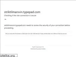 Sites similar to striktilmarsvin.typepad.com