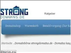 Sites similar to strongdomains.de